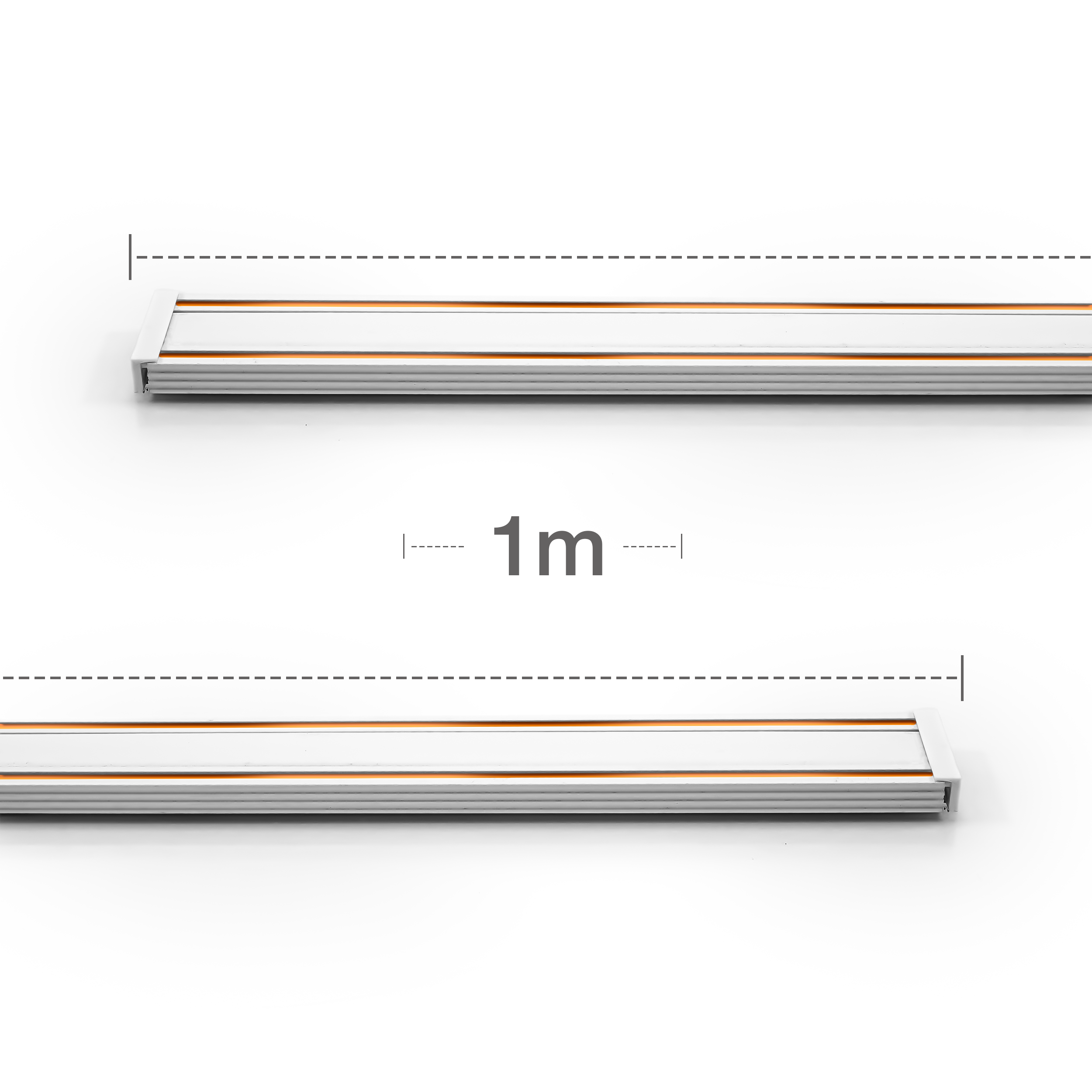 Kerr 5mm Surface Magnetic Track White/Black.