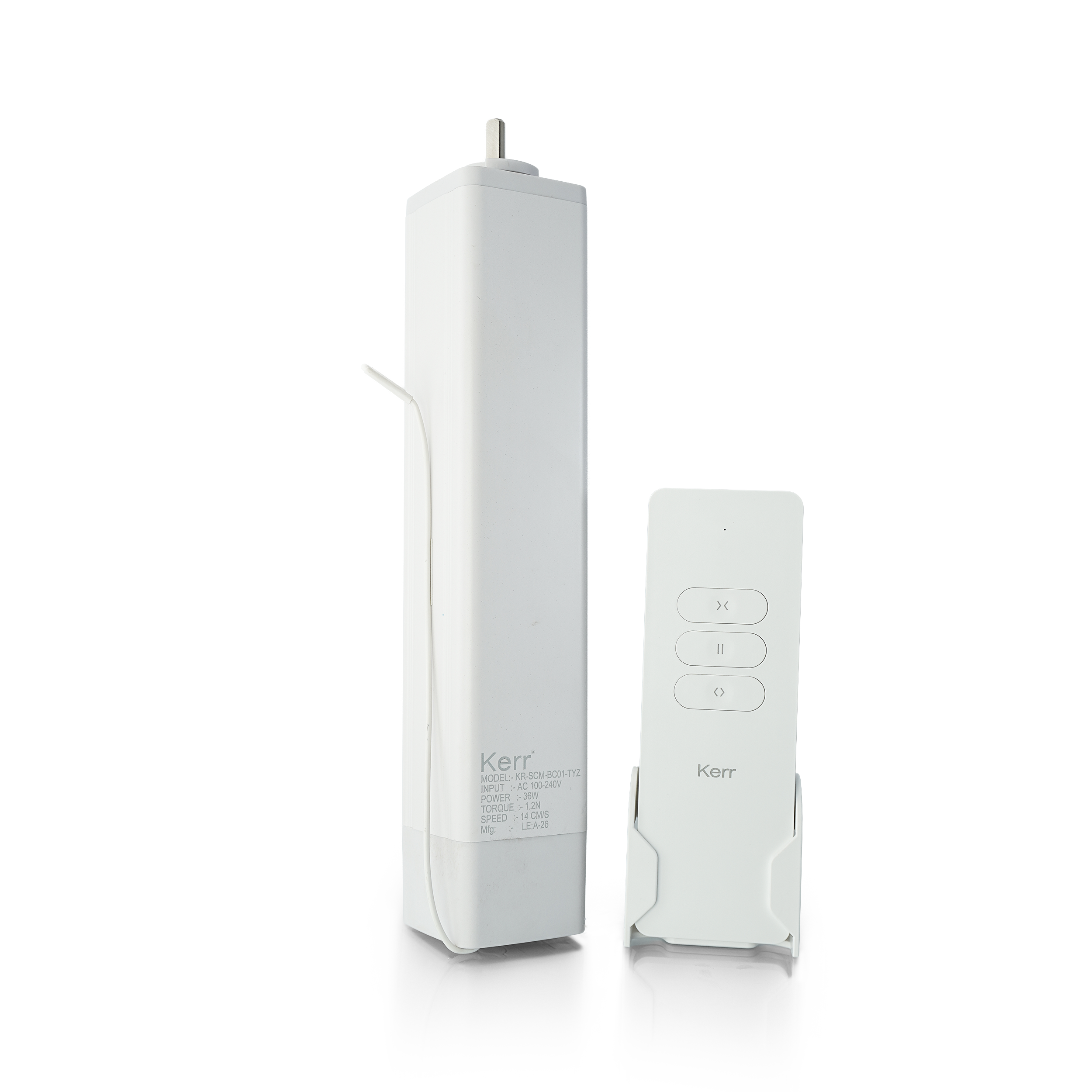 Kerr Smart 1.2N Curtain Motor Model EL22 with One Touch, Remote, APP & Voice Control | Compatible with Alexa and Google Home, Zigbee.