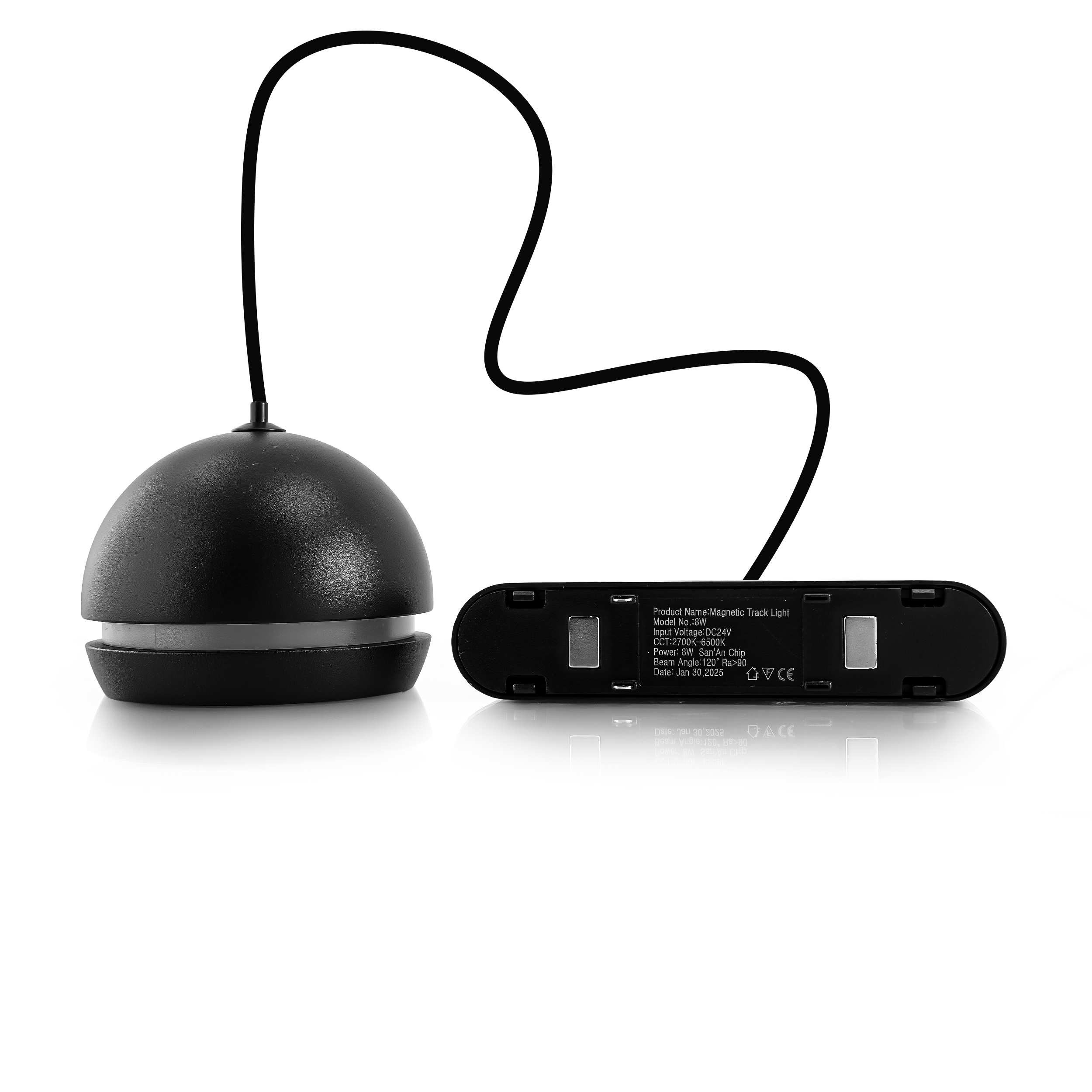 Kerr Smart Centralised 9W Magnetic Pendant Light White/Black Body – Zigbee Tunable Dimmable LED