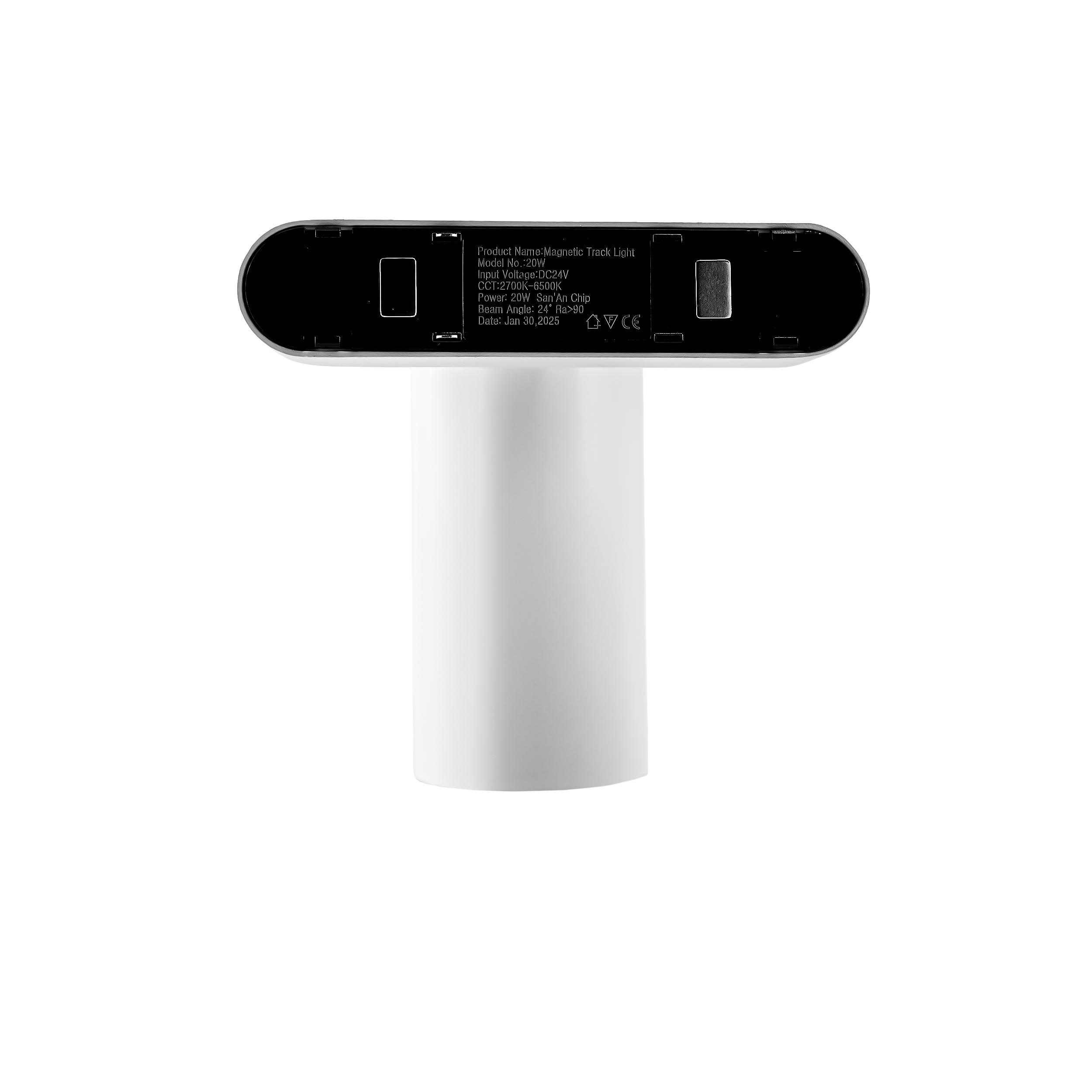 Kerr Smart Centralised Magnetic Sun Spot Light White/Black Body – Zigbee Tunable Dimmable LED