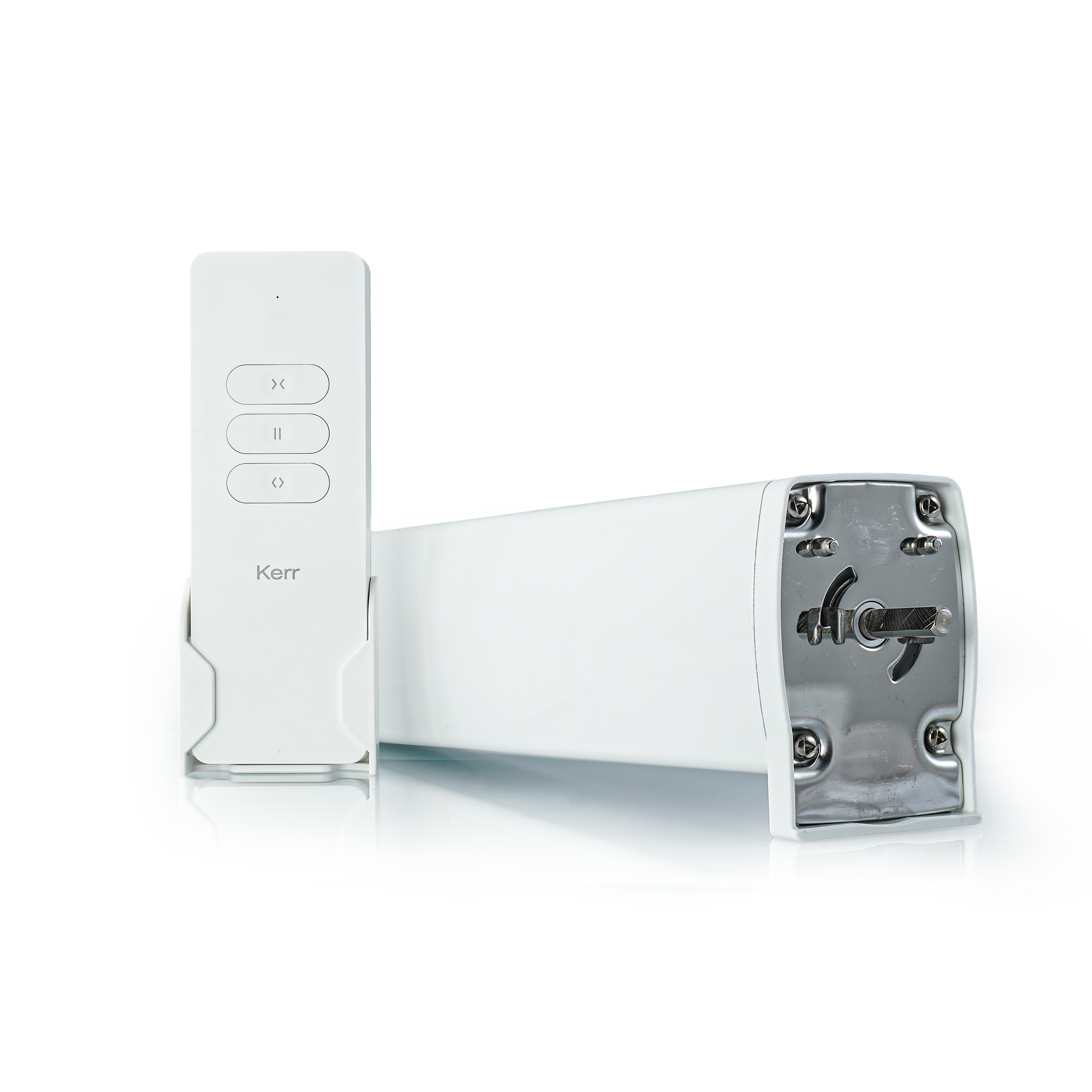 Kerr Smart Curtain Motor & Adjustable Set (Track, Motor & Remote) Supports One Touch, Remote, APP & Voice Control | Compatible with Alexa and Google Home, Size 1.8M-3.0M Adjustable, Zigbee.