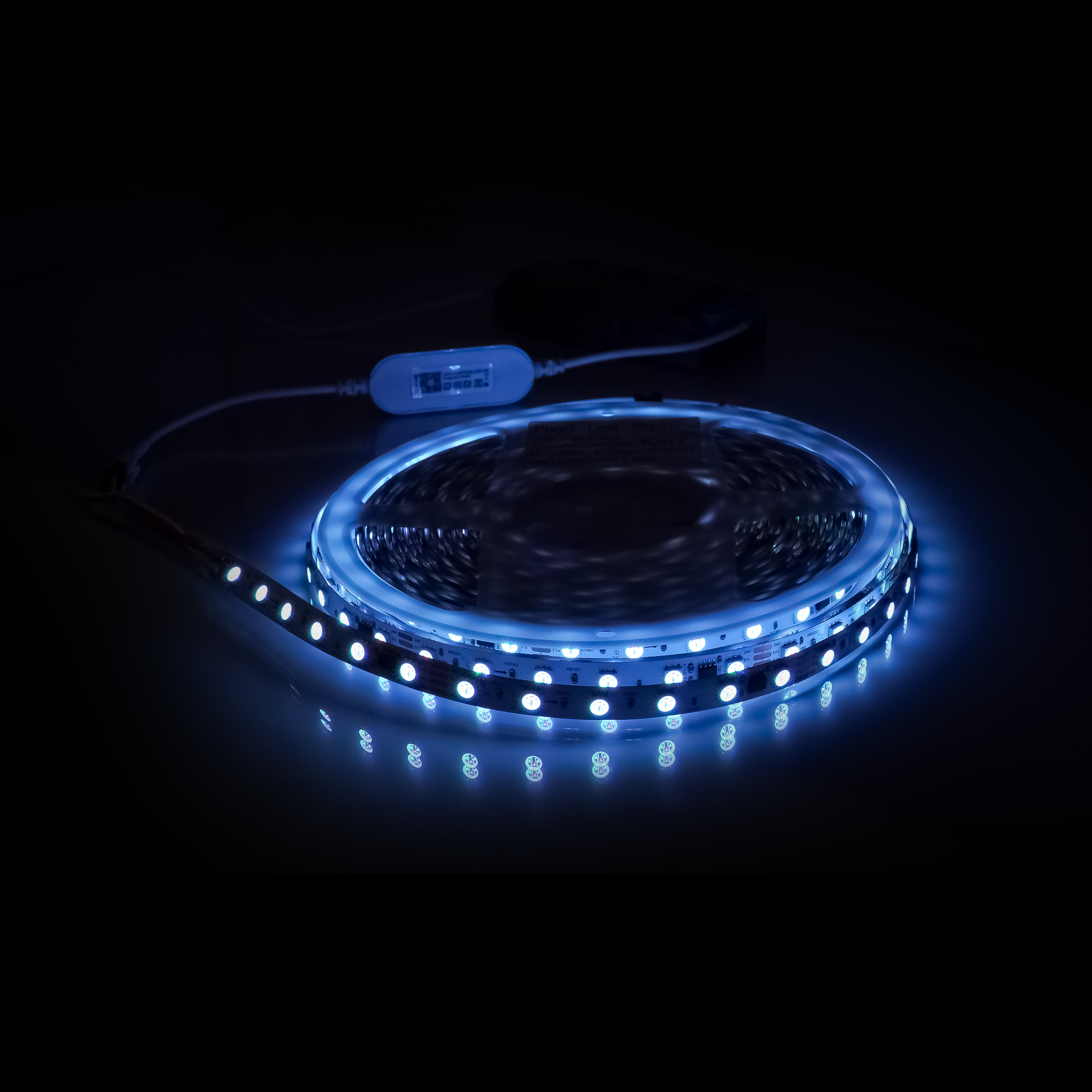Kerr Smart RGBIC Addressable LED Strip Lights, 16million Colors, Color Changing & Segmented Sections, Tuya Ble & WiFi Support. Music Sync, App & Voice Control with Alexa & Google Assistant Compatibil…